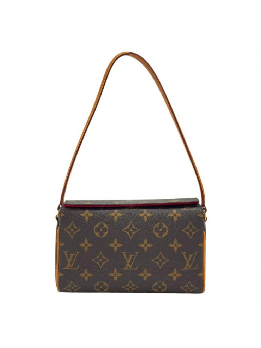 Louis Vuitton Handbag Recital Single Handle Monogram Canvas Brown Gold